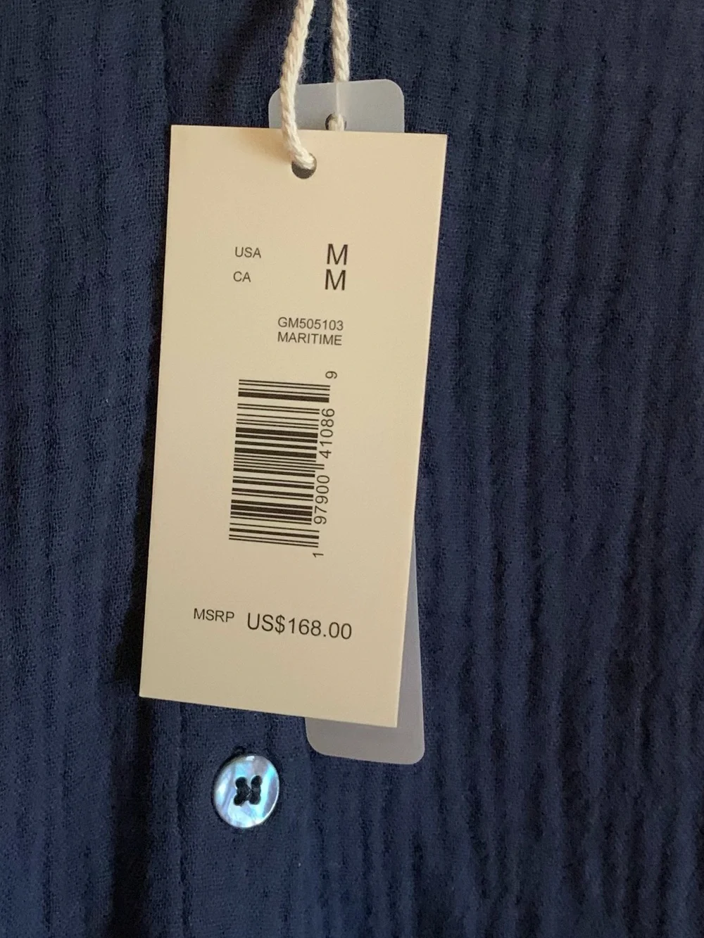 NWT Magaschoni ORGANIC Gauze Pants and Short-Sleeve Button Top Set - Picture 8 of 13